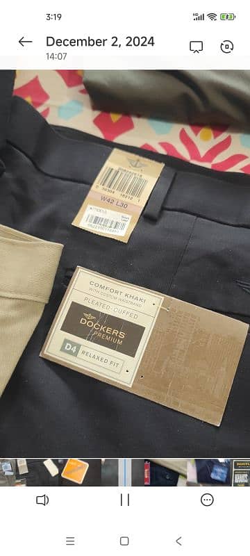 Dockers Brand New Pants Waist 42 and 44 7