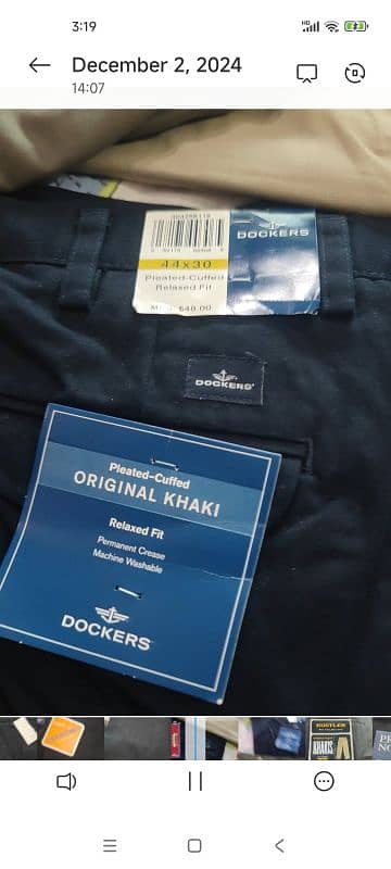 Dockers Brand New Pants Waist 42 and 44 10