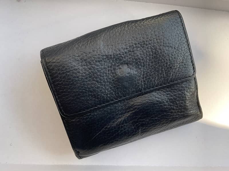 Original cow leather wallet (tags perfume, fashion, clothes, shoes) 0