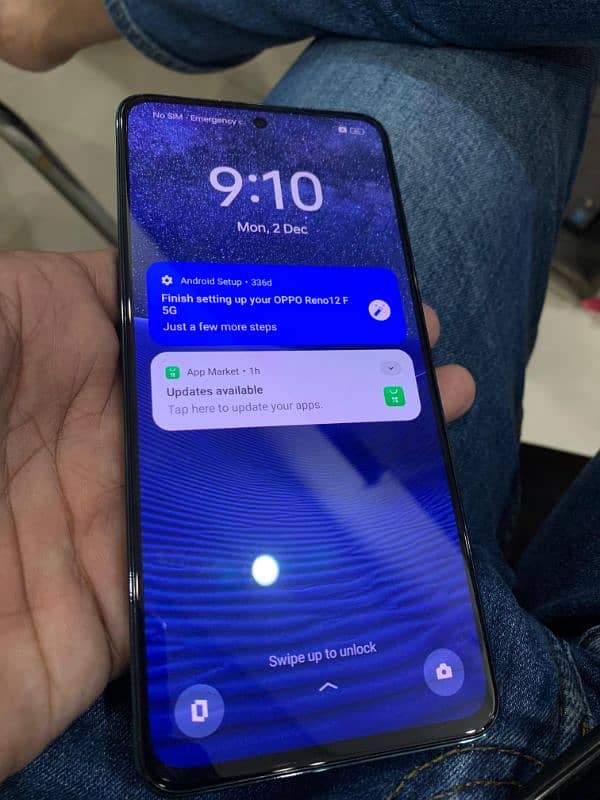 Oppo reno 12F 12/256 new phone just box open 2 gante huwy box khuly ko 0