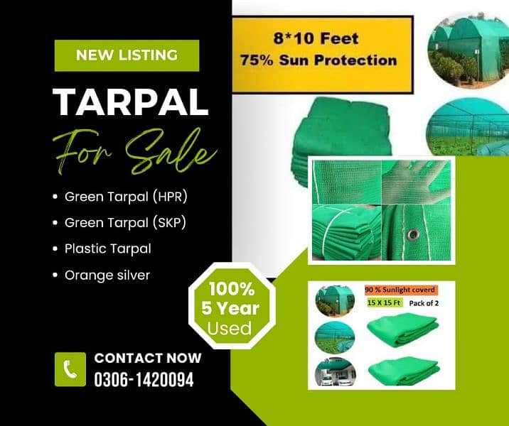 tarpal house green net and fiber shad fabricator 2