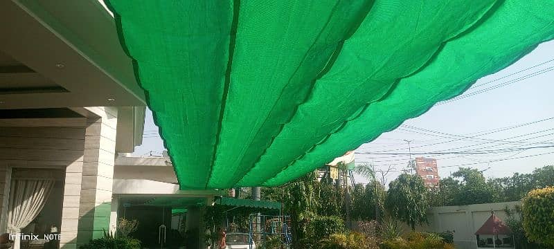 tarpal house green net and fiber shad fabricator 16