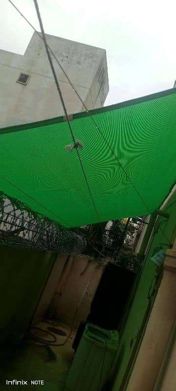 tarpal house green net and fiber shad fabricator 18