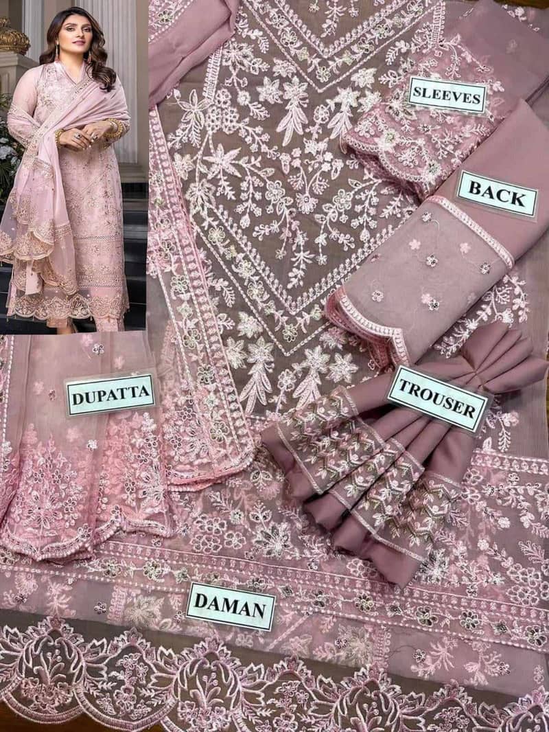 wholesale unstitched Cloth  fashion designer / ladies suit for sale 7