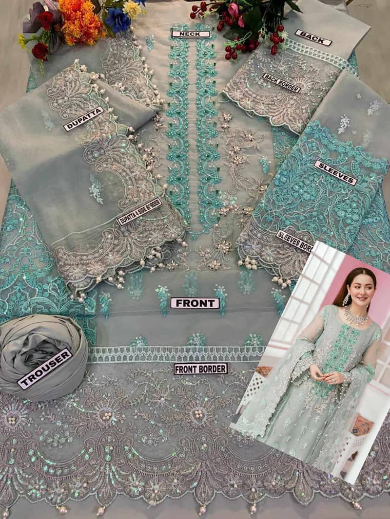 wholesale unstitched Cloth  fashion designer / ladies suit for sale 17