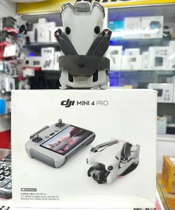 DJi Mini 4 Pro Brand New 0 Meter Combo Plus Box Open only 0