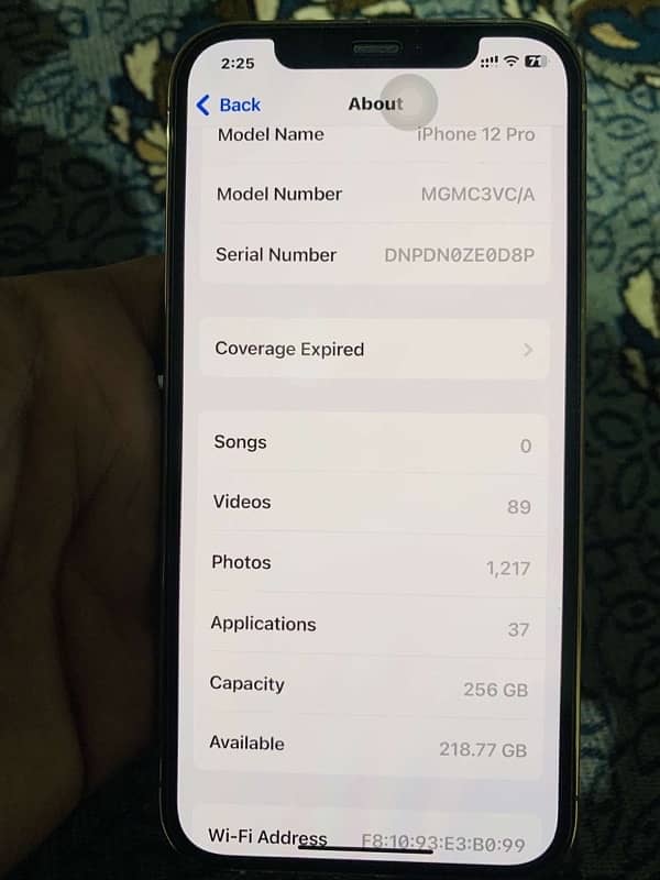 Iphone 12 Pro dual sim Pta Approved 3