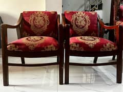 Sofa Set 4 seater pure wood