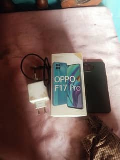 oppo F17 pro RAM8+128. box charger sath hai