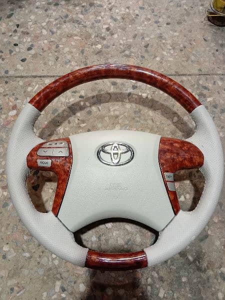 Toyota axio perimo x Corolla steering wheel multimedia 2