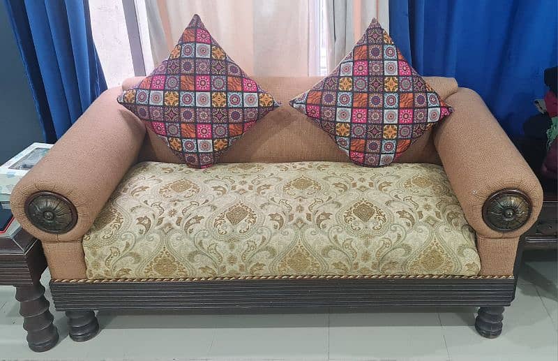 7 Seater Sofa Set with Table Set 1