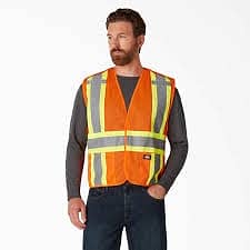 New High Visibility And Protection Saftey Vests 120Gsm Reflective