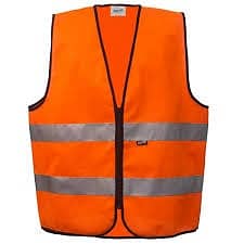 New High Visibility And Protection Saftey Vests 120Gsm Reflective 2