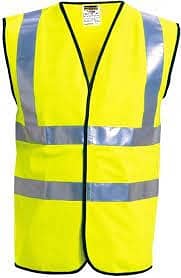 New High Visibility And Protection Saftey Vests 120Gsm Reflective 3