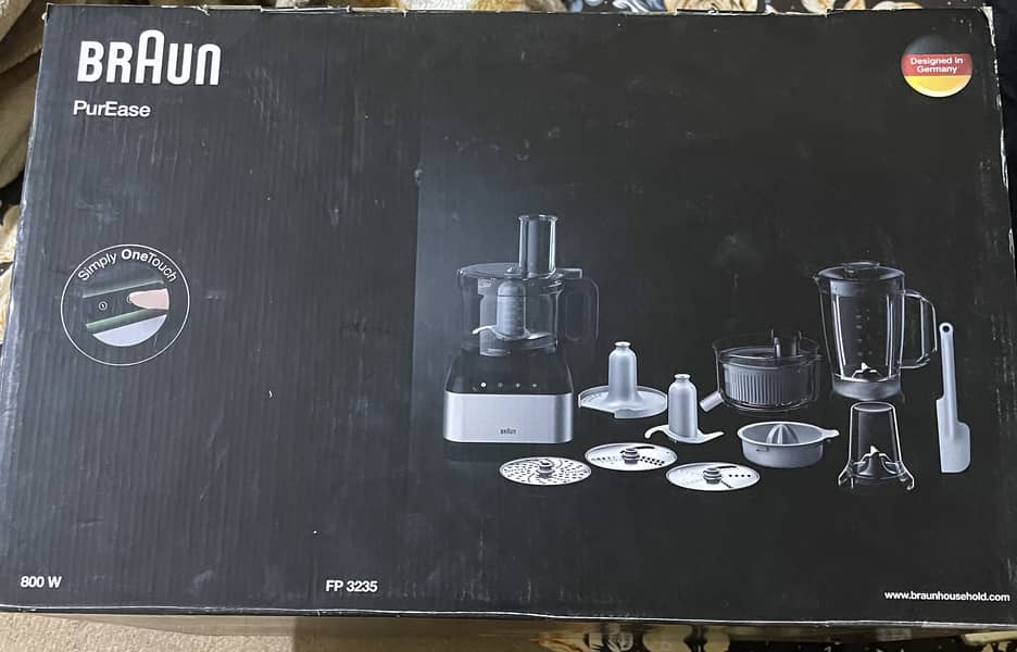 Braun food processor 12 in 1 model fp3235 3