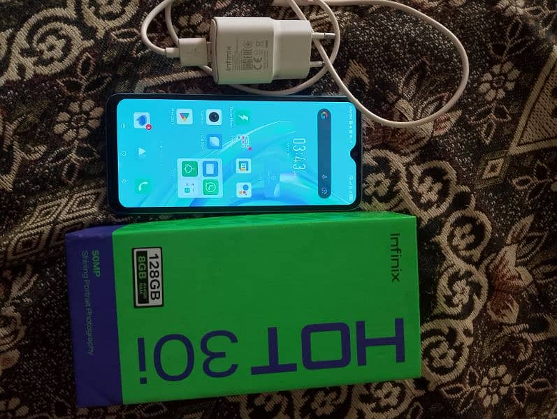 Infinix hot 30i 8/128 full box 0