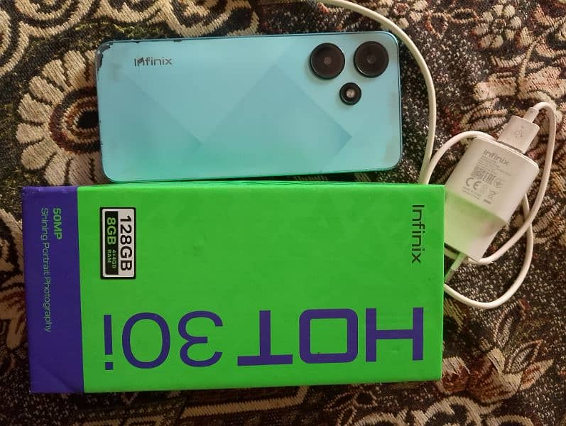 Infinix hot 30i 8/128 full box 6