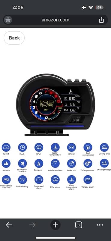 OBD2 Head Up Display for Car 7