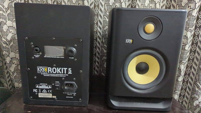 KRK rokit 5 gen 4 studio monitoring speakers 0