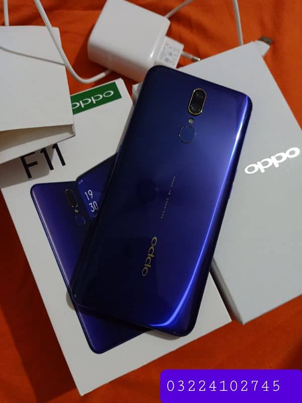 Oppo F11 256GB+8GB Lush Condition, Box With Charger 0