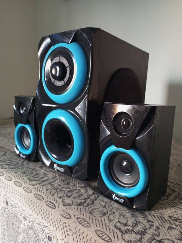 Perfect BT speakers woofer built in amplifier. 1