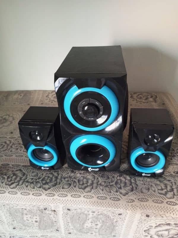 Perfect BT speakers woofer built in amplifier. 3