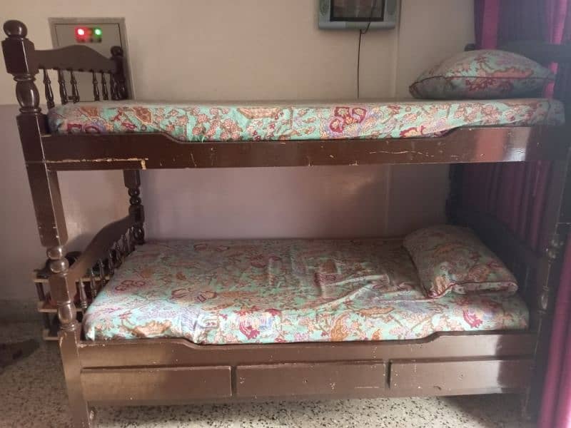 Bunk Bed With Mattress Urgent Sale 2