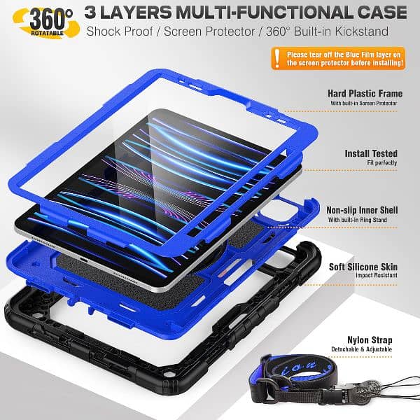 iPad Pro 13" 2024 Case | Original Seymac FORT-G PRO Case 3