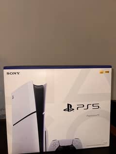 Playstation 5 slim box packed