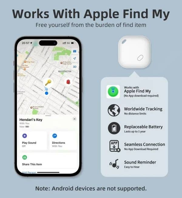 Airtag - GPS Tracker - Apple iPhone 2