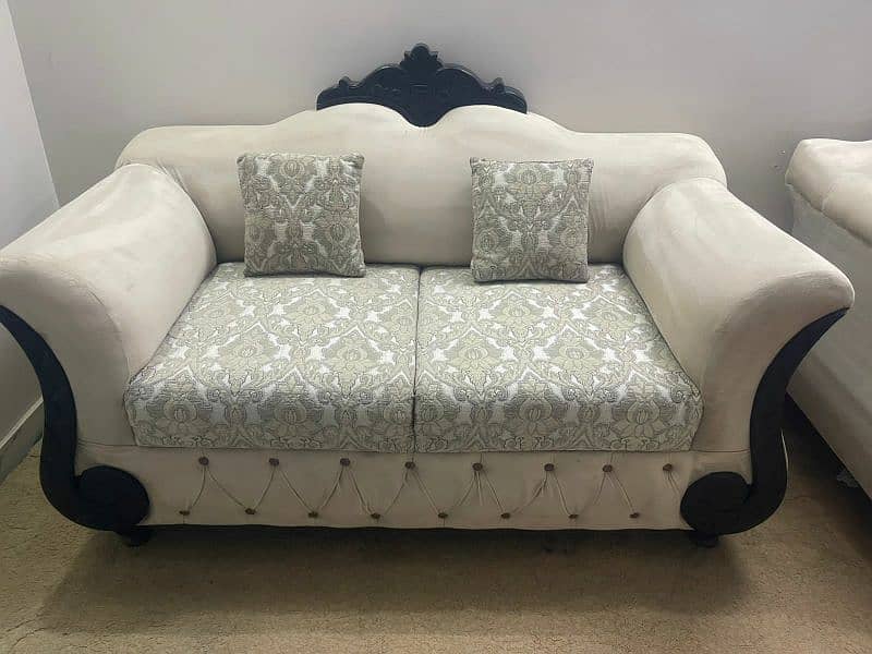 6 Seater Wooden Sofa Set 0