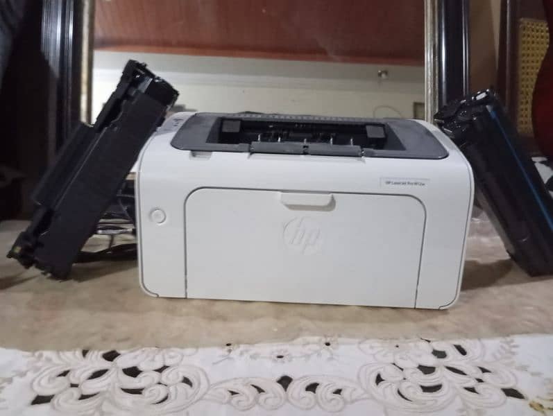 HP LaserJet Pro M12w Printer with free Ink 1