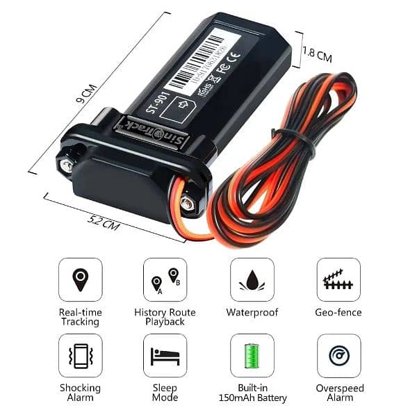 SinoTrack ST-901 Waterproof GPS Tracker for Vehicles & Motorcycles 1