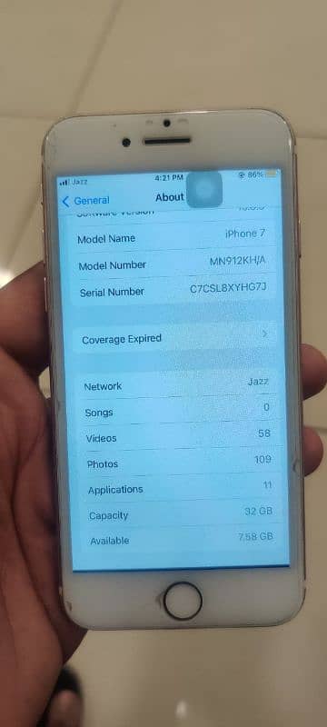 I phone 7 Pta approved with good condition 3