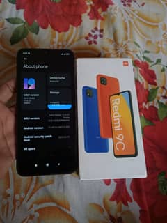 Redmi 9c 3gb 64gb with box