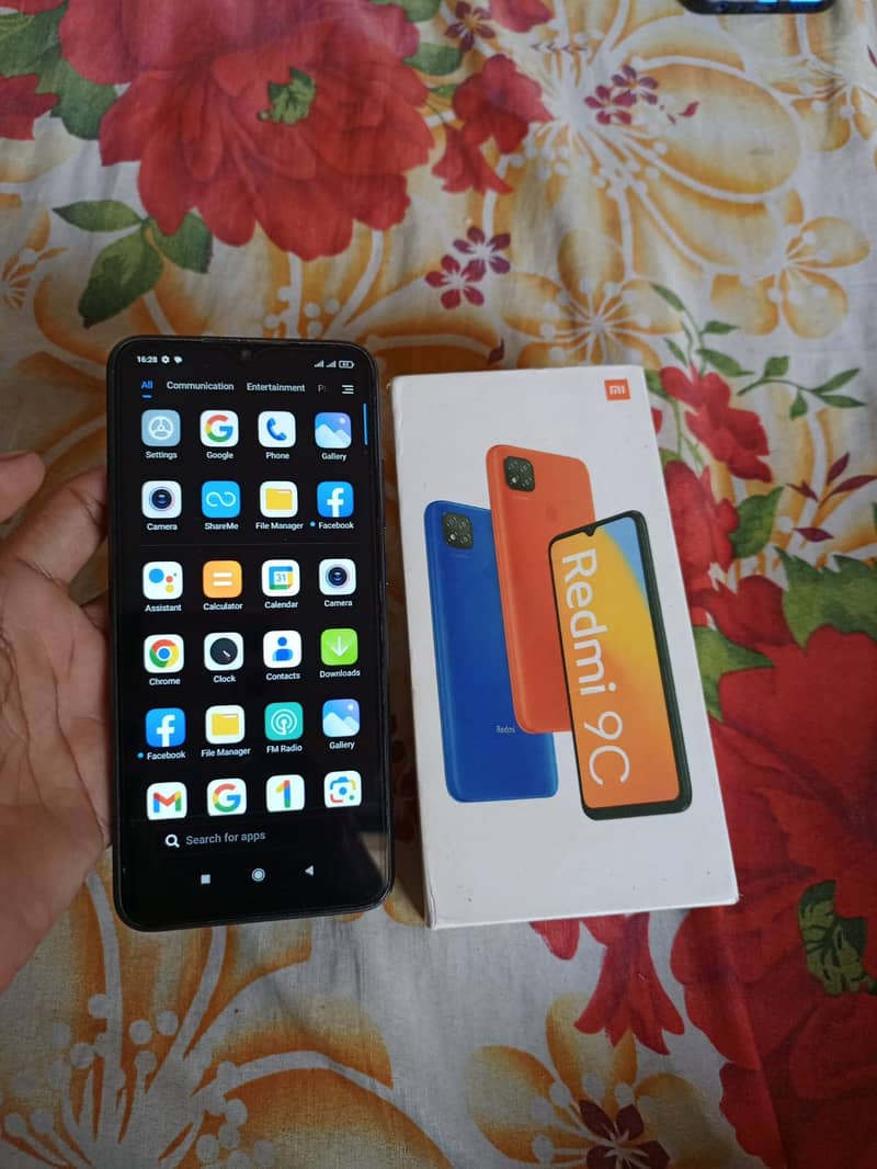 Redmi 9c 3gb 64gb with box 1