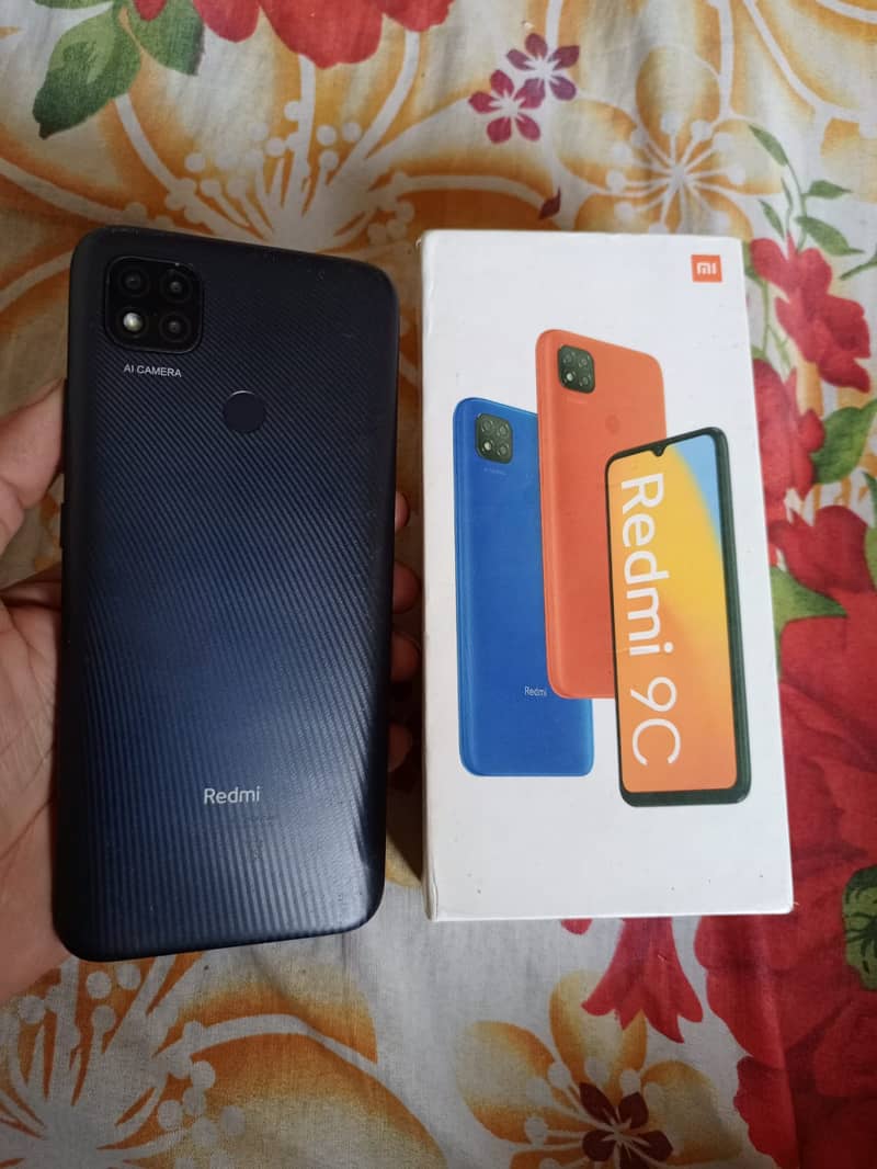 Redmi 9c 3gb 64gb with box 8