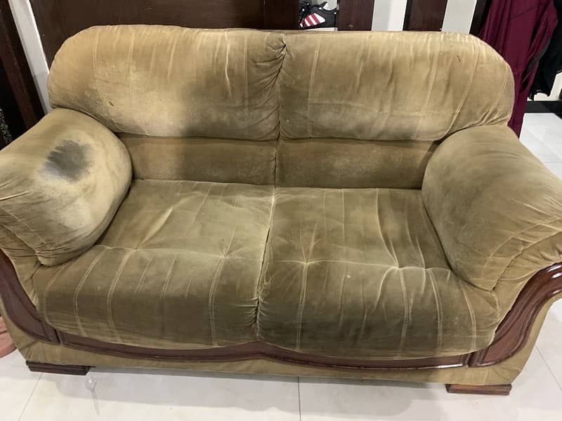 sofa sets 3 bed 2 bed 1 bed in used condition 5