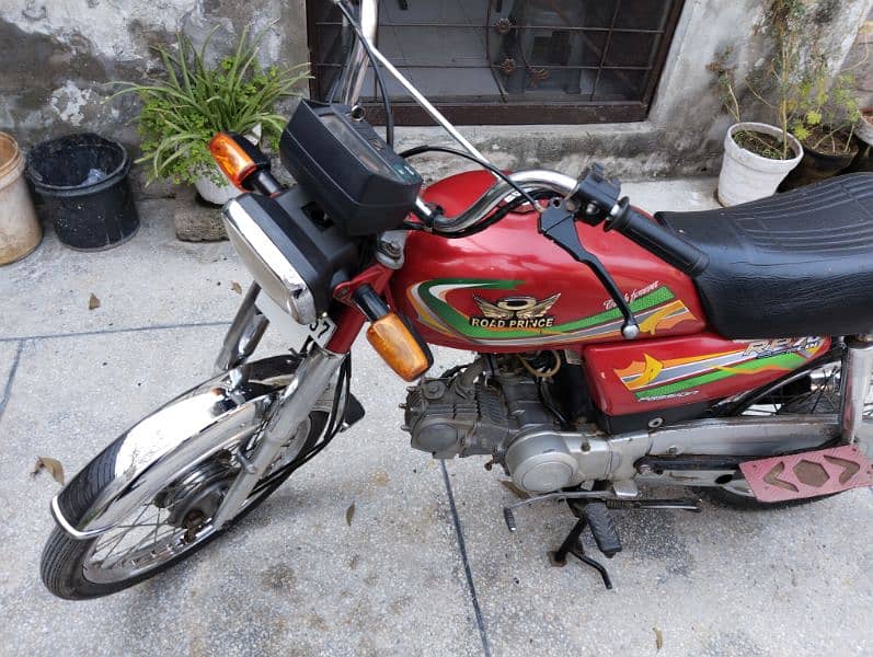 Road Prince 70cc bike Red colour call good condition 3