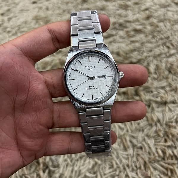 tissot prx silver 2