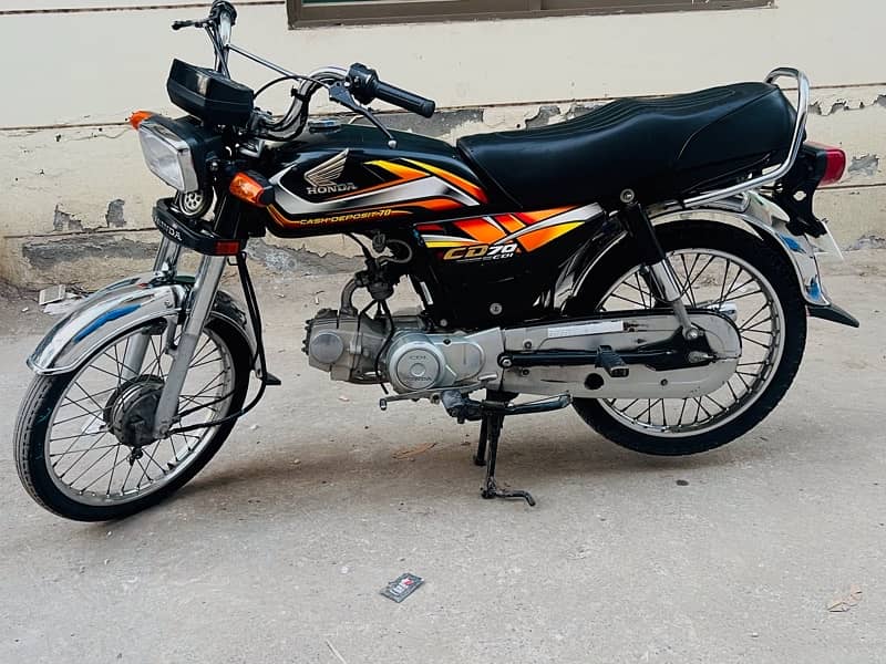 Black Honda cd70 2022 mode for sale 2