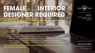 Only Female Architect / Interior Designer Required