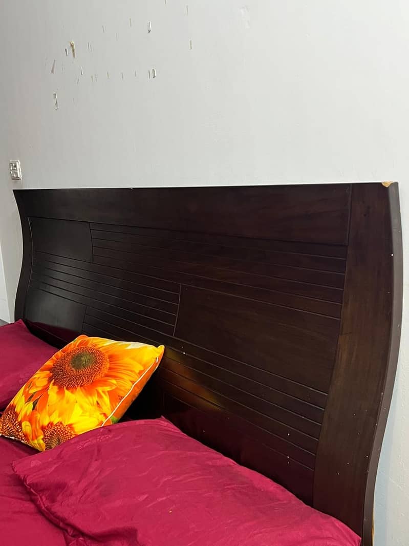 King Size Bed Set ( Ash Wood ) 1