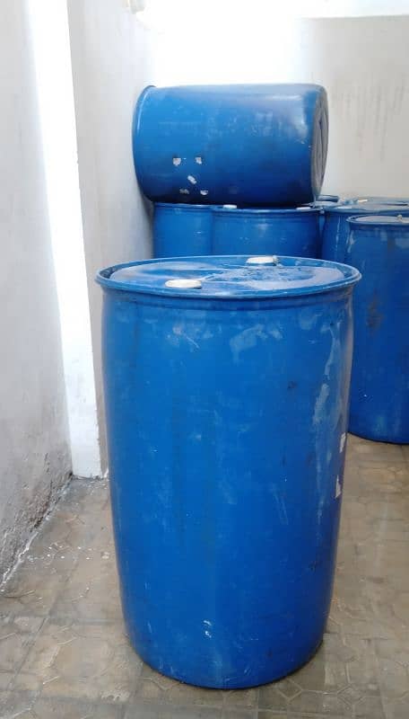 210-Liter Plastic Drum for Sale 4