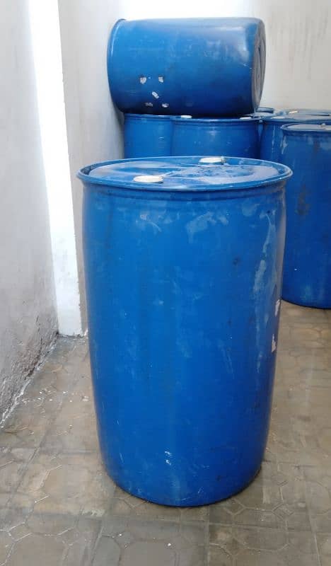 210-Liter Plastic Drum for Sale 5