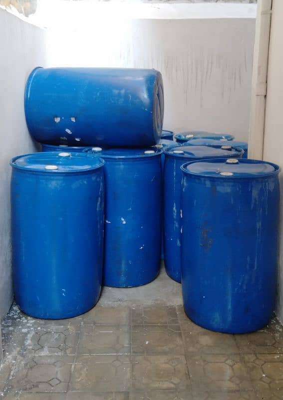 210-Liter Plastic Drum for Sale 6