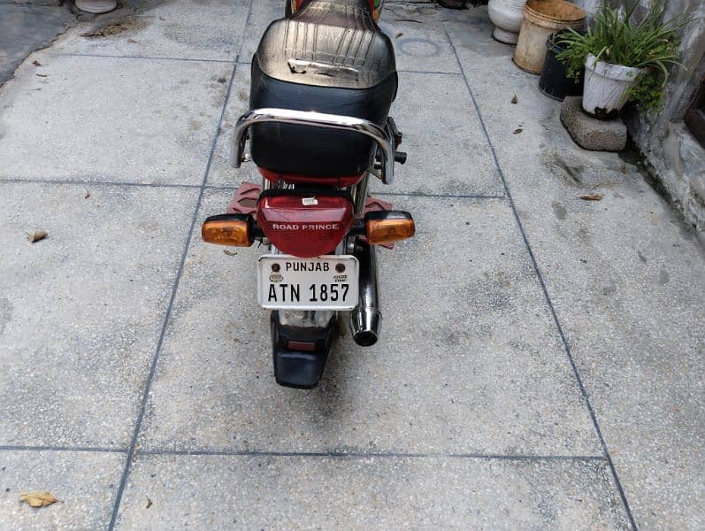 Road Prince 70cc Bike Good Condition Call Number 0321-6347577 11