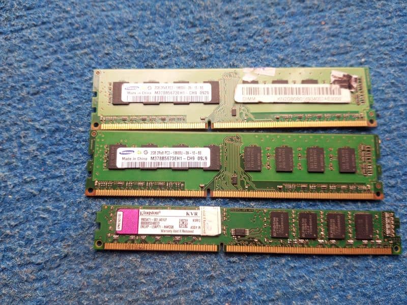 Pc Rams ddr3 2gb and 4gb in stock here, Call Now 6