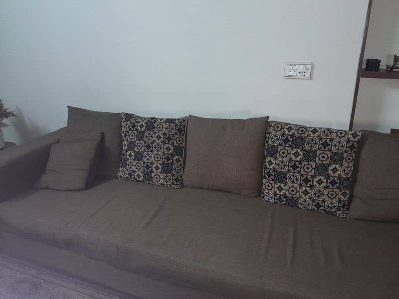 8 seater L shaped sofa 1