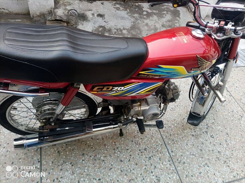 honda cd 70 2021 lush condition 3